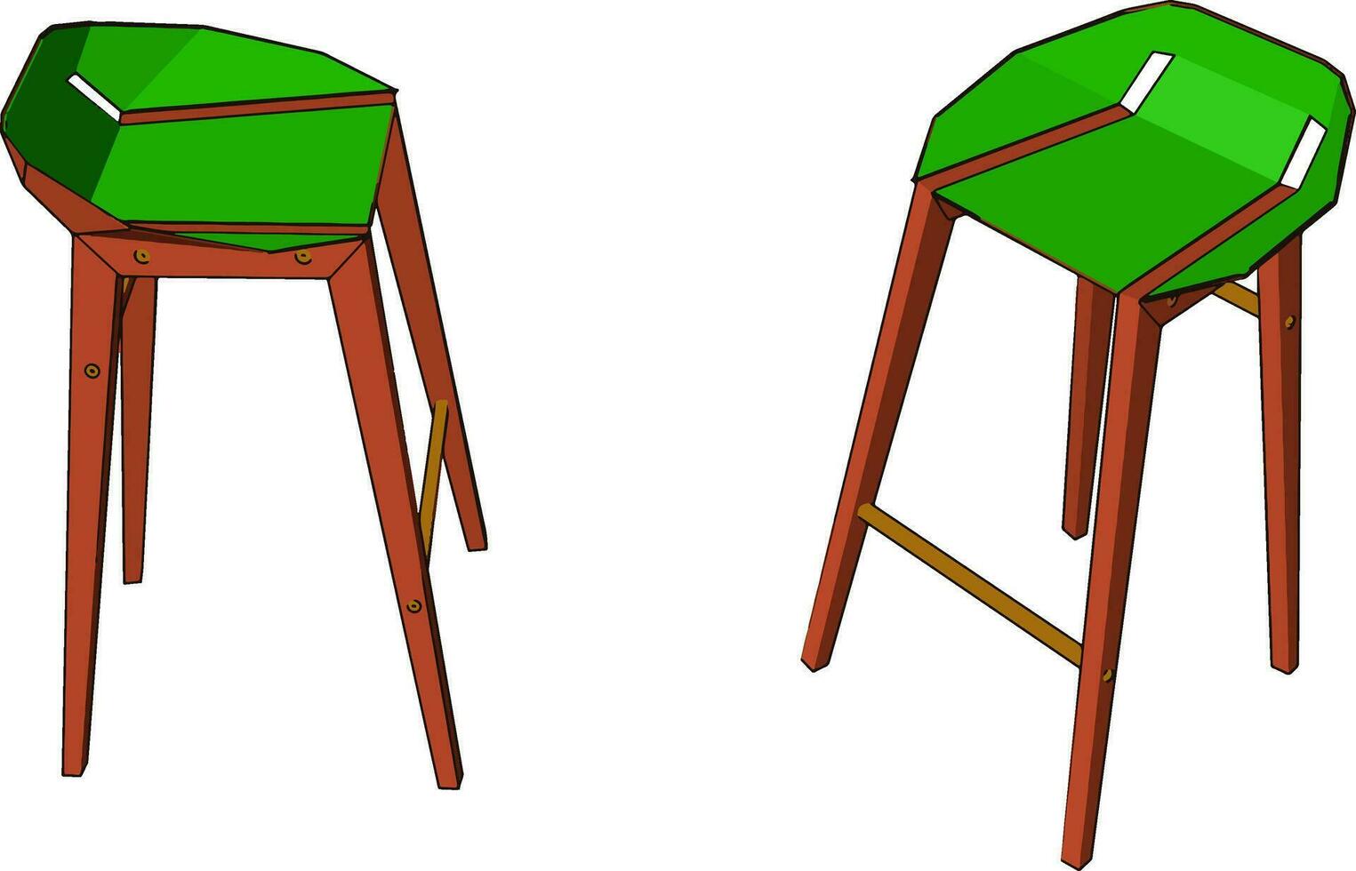 The Sitting furniture vector or color illustration