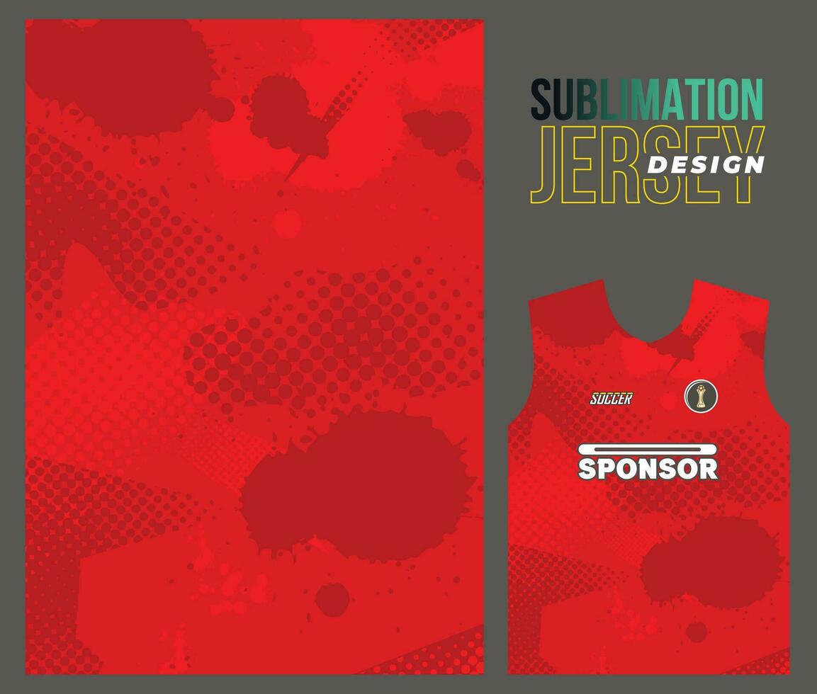 Vector jersey sports design for racing cycling football gaming motocross