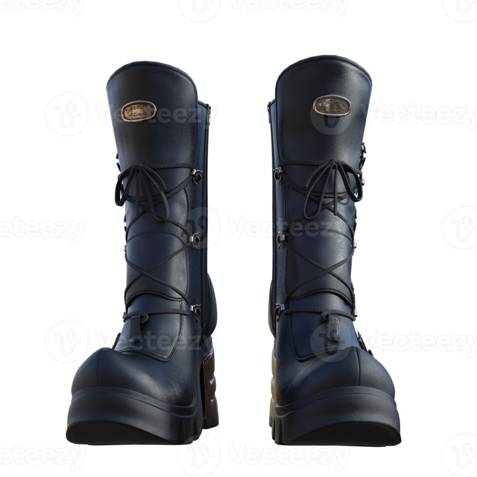 Boots shoes isolated 3d png