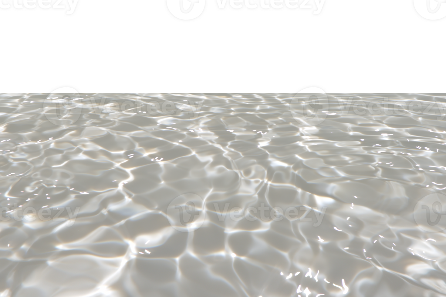 Defocus blurred transparent blue colored clear calm water surface texture with splashes reflection. Trendy abstract nature background. Water waves in sunlight with copy space. Blue watercolor shine. png
