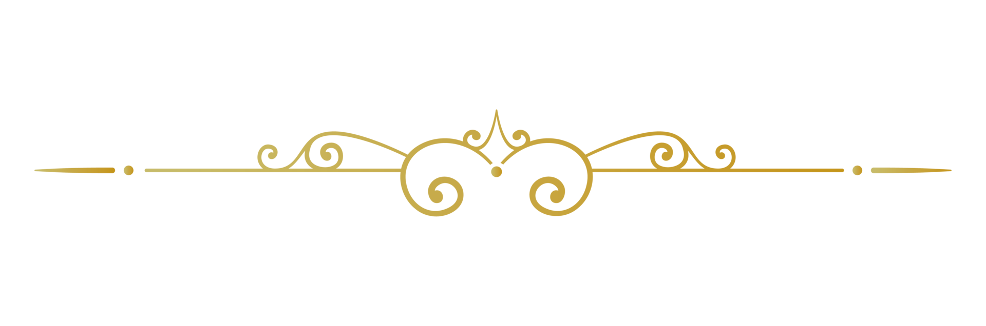 Gold frame page divider png