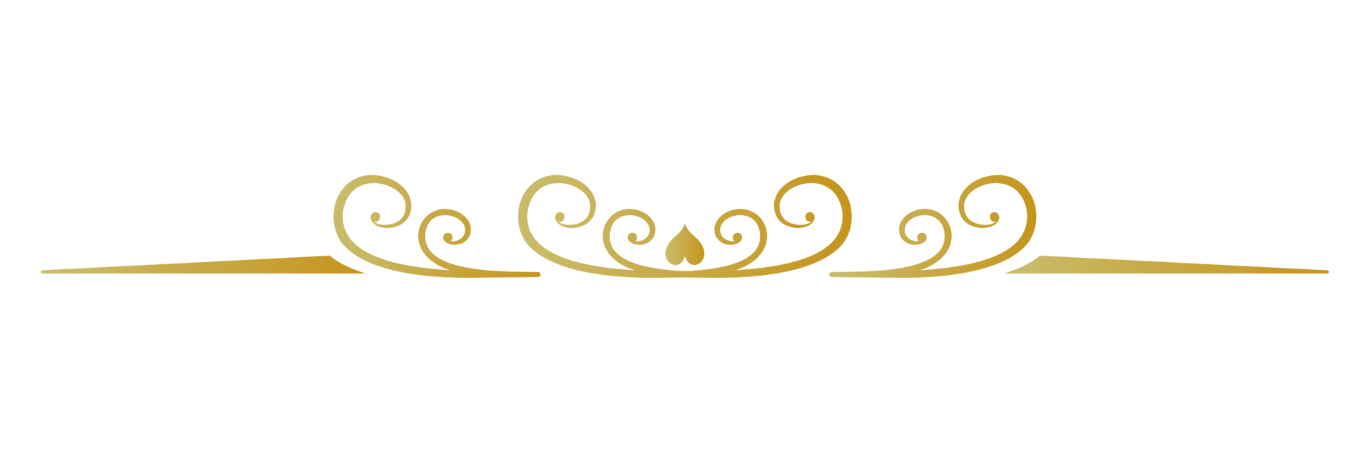 Gold frame page divider png