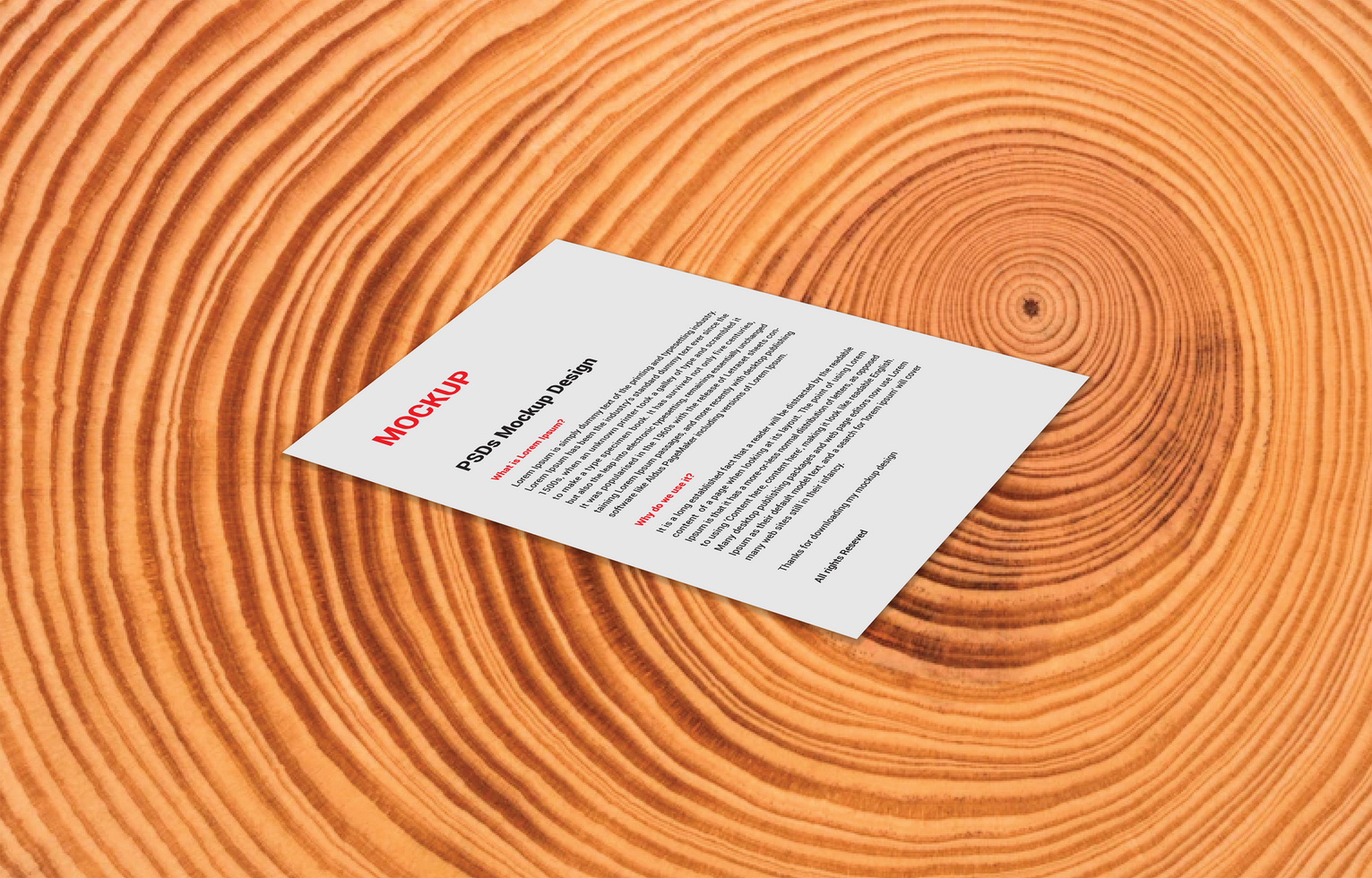 Professional Letterhead, Flyer, Fax Cover, Invoice, Note Paper free PSD file for Presentation