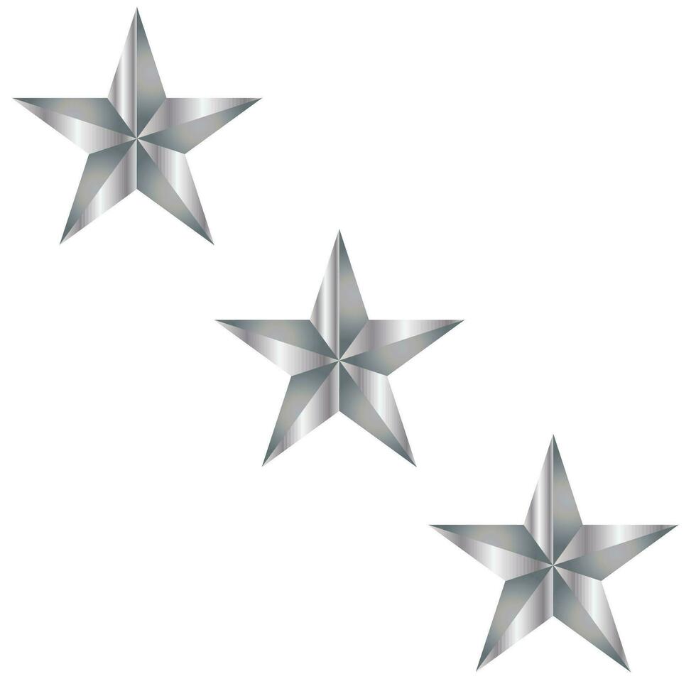 Golden Star - 3d render vector