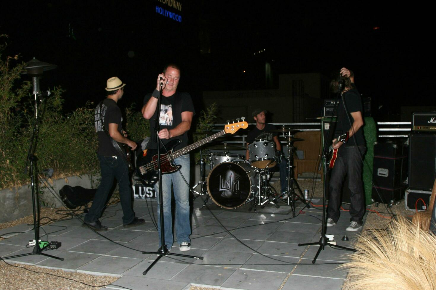 Lustra performing at the Daytime for Planned Parenthood Event at a rooftop in Hollywood CA June 18 2008   Hutchins Photo