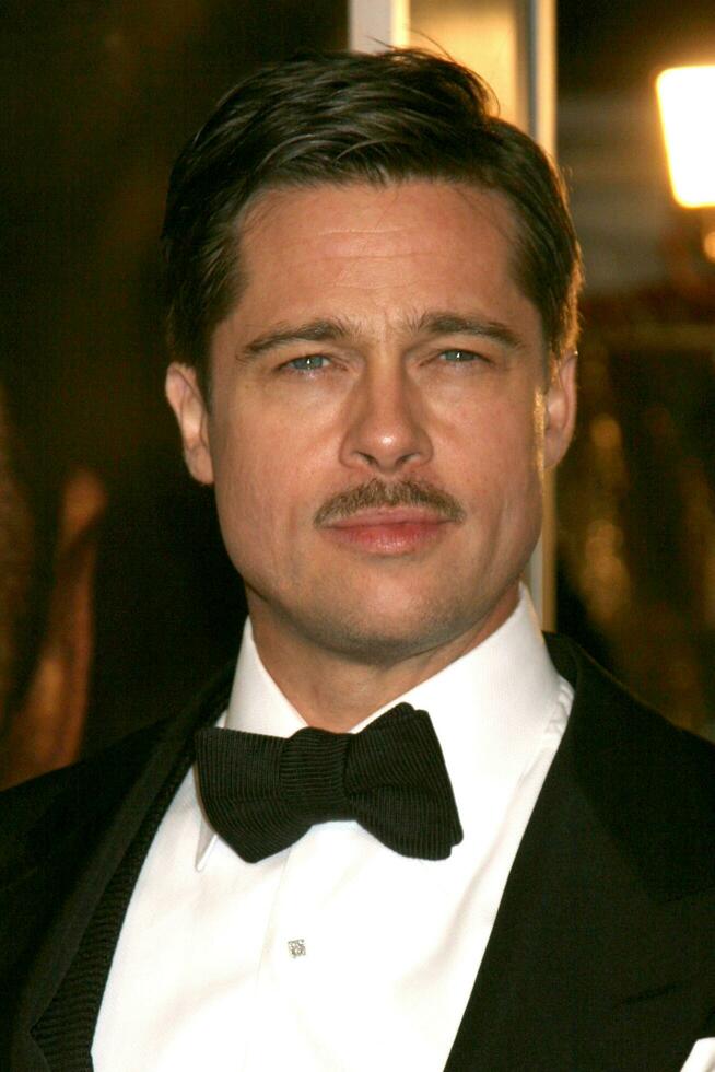 Brad Pitt arriving at the LA Premiere of The Curious Case of Benjamin Button at the Manns Village Theater in Westwood CA December 8 2008 photo