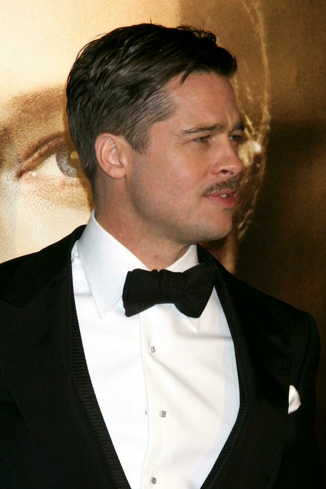 Brad Pitt arriving at the LA Premiere of The Curious Case of Benjamin Button at the Manns Village Theater in Westwood CA December 8 2008 photo