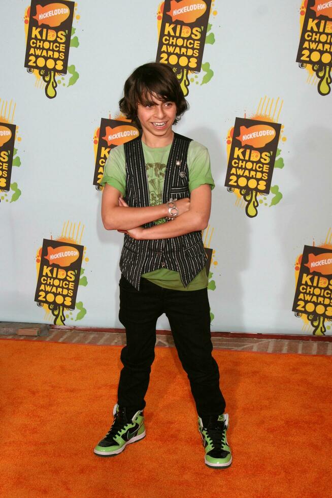 Moises Arias 2008 Nickelodeons Kids Choice Awards UCLA pauley Pavilion Westwood CA March 29 2008 photo