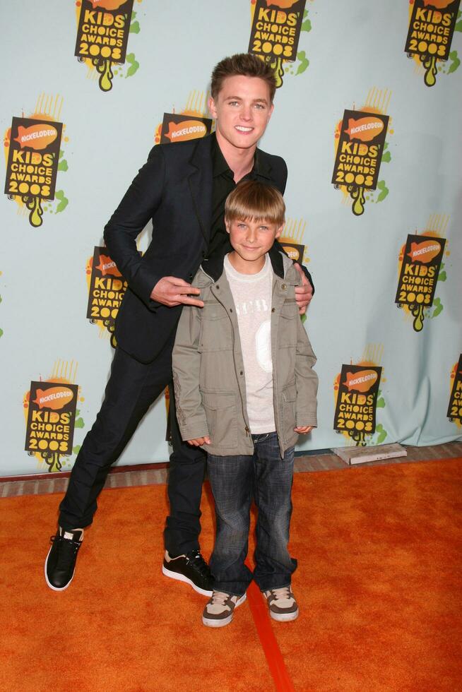 Jesse McCartney  Brother 2008 Nickelodeons Kids Choice Awards UCLA pauley Pavilion Westwood CA March 29 2008 photo