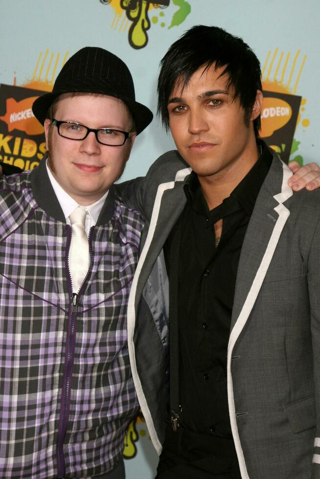 Patrick Stump  Pete Wentz 2008 Nickelodeons Kids Choice Awards UCLA pauley Pavilion Westwood CA March 29 2008 photo