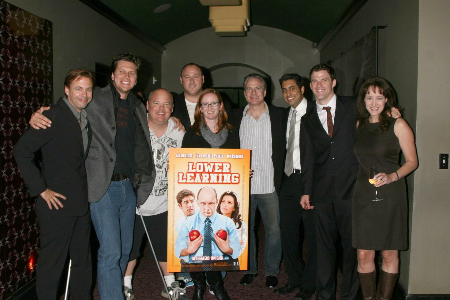 Lower Learning Execs and Cast at the AfterParty of the Lower Learning Premiere at Social in Hollywood CA October 10 2008 photo