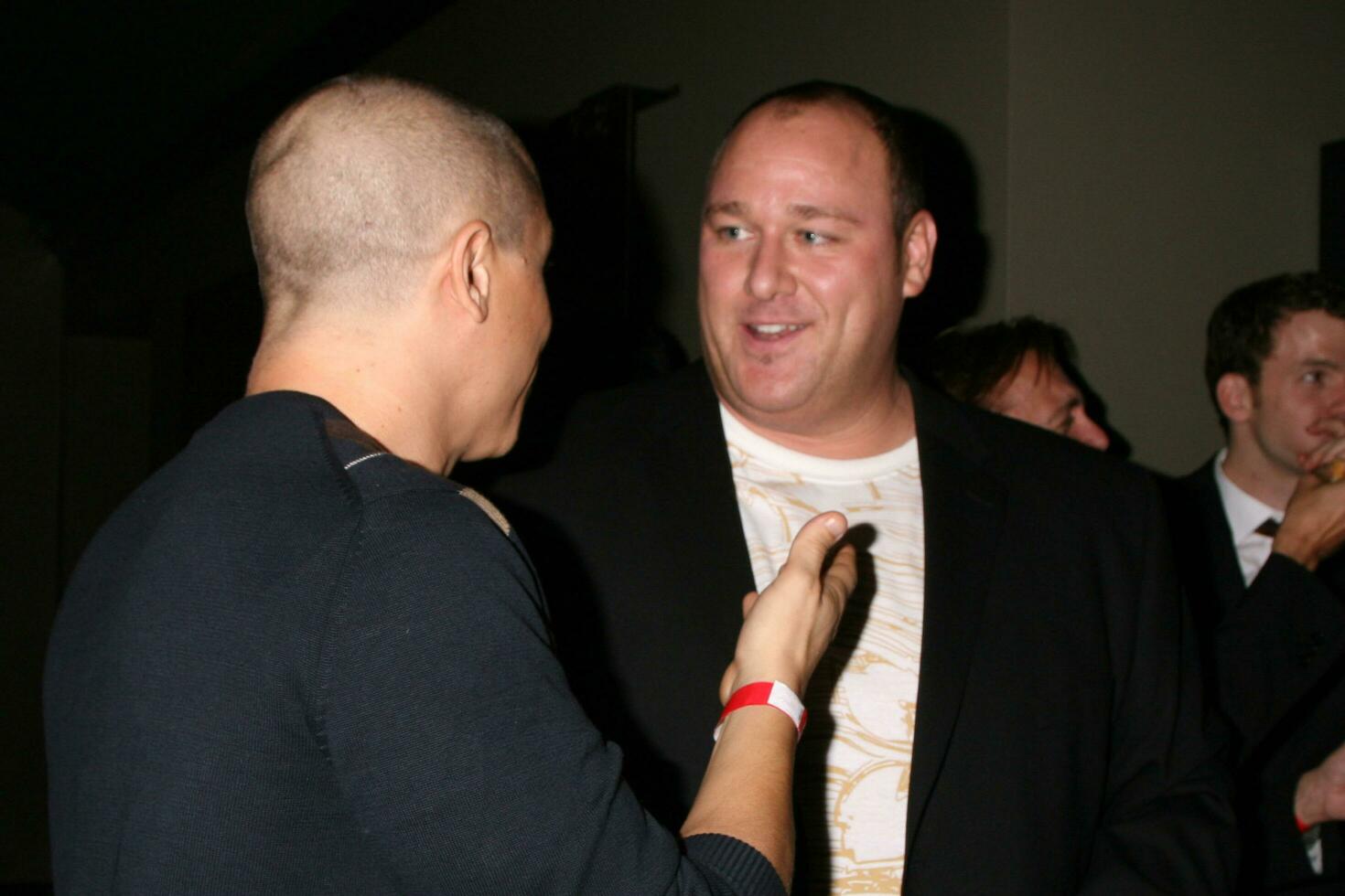 Erik Palladino  Will Sasso at the AfterParty of the Lower Learning Premiere at Social in Hollywood CA October 10 2008 photo