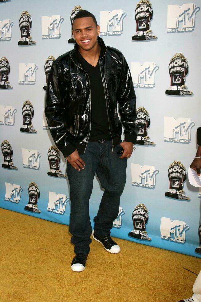 Chris Brown MTV Movie Awards 2008 Universal City Los Angeles CA May 31 2008 photo