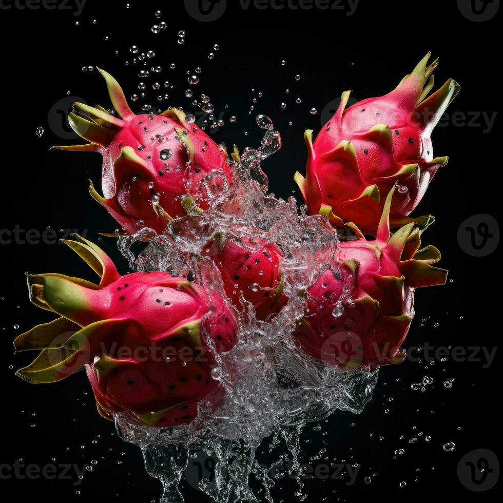 AI Generative a photo of dragonfruit