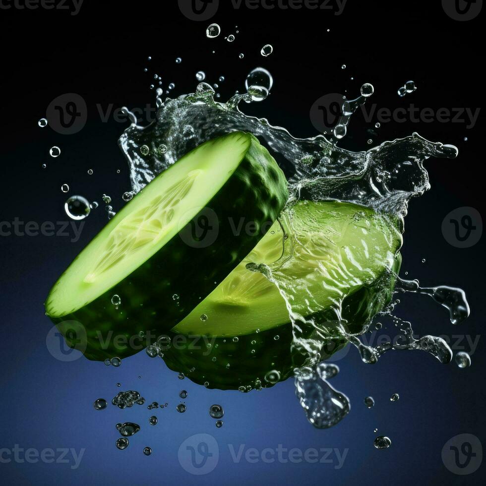 AI Generative a photo of cucumber