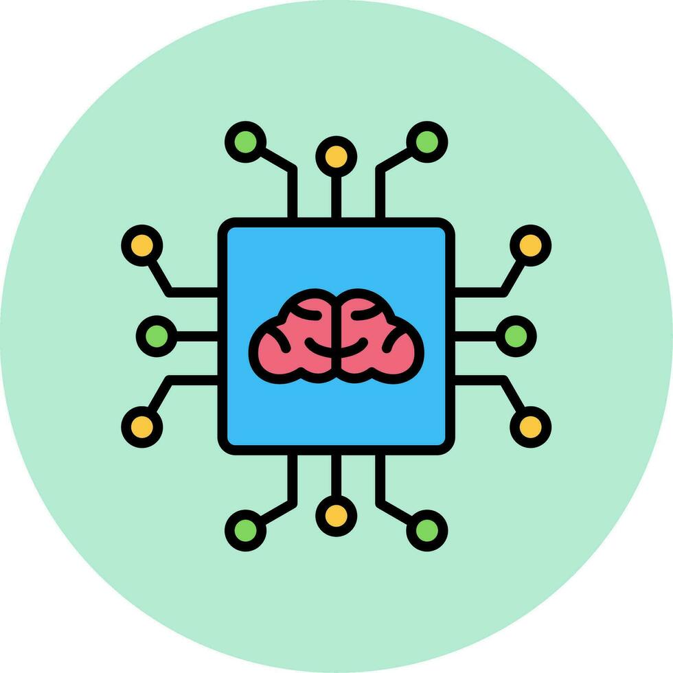 Artificial Intelligence Vector Icon
