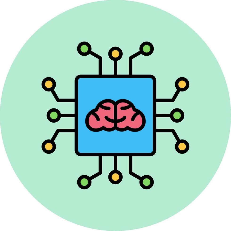 Artificial Intelligence Vector Icon