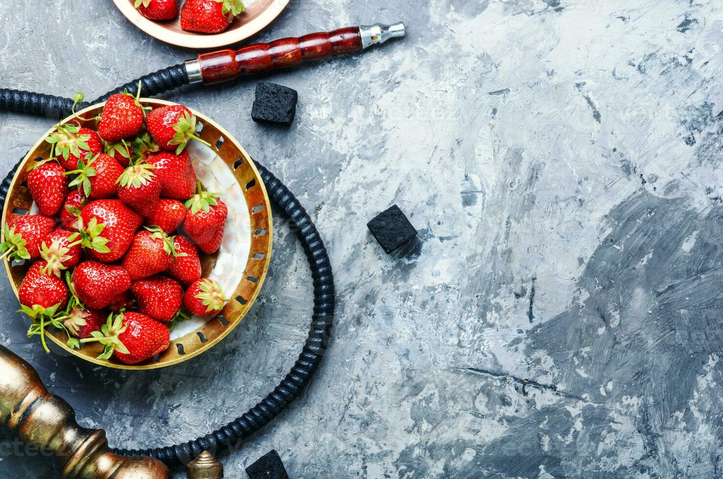 Fruit with hookah photo