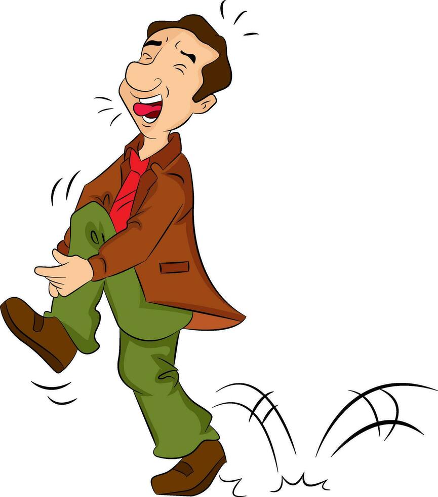 Man in Pain, illustration vector