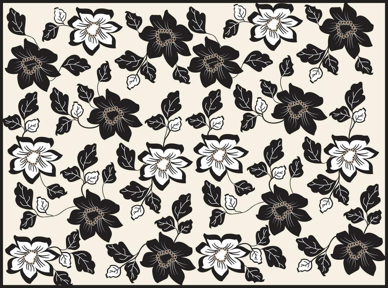 Spring floral background vector