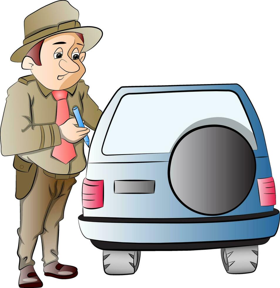 Highway Patrol, illustration vector