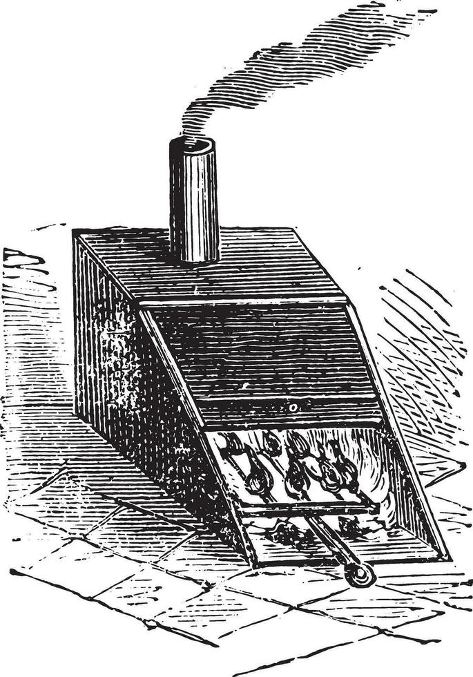 fumador o de fumar horno vector