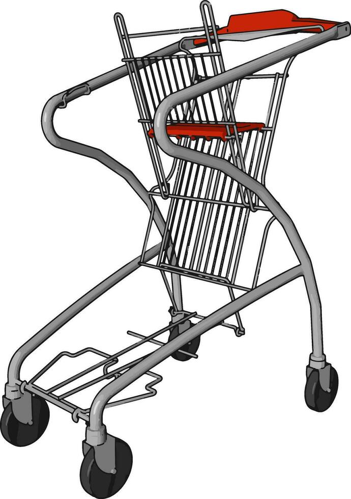 A shopping cart picture vector or color illustration 34499903 Vector Art at Vecteezy