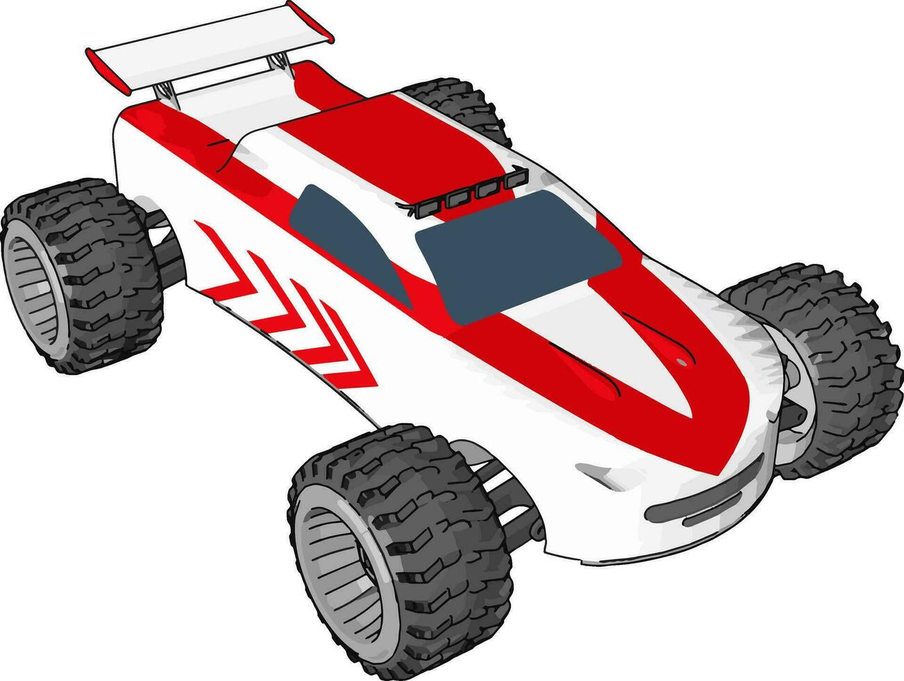 el juguete carros dibujos animados vector o color ilustración