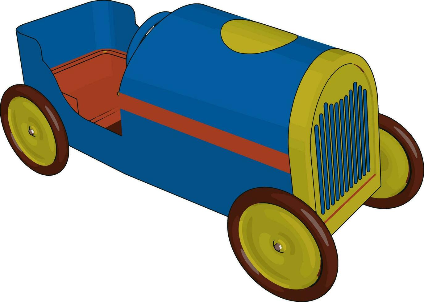un vistoso juguete vector o color ilustración