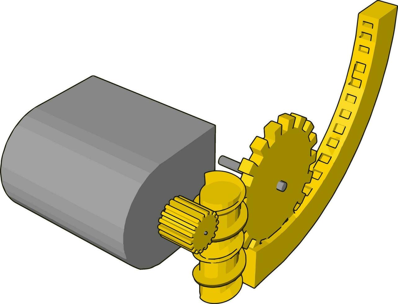 Tape measure, illustration, vector on white background.