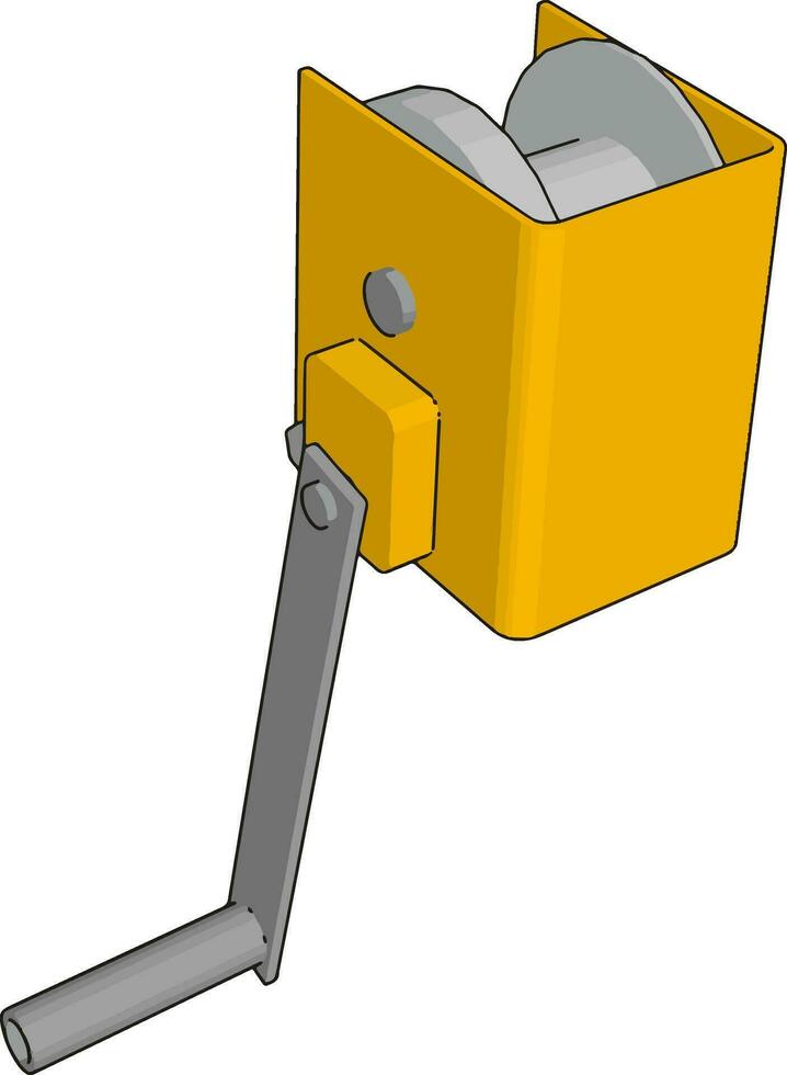 Crumb tool, illustration, vector on white background.