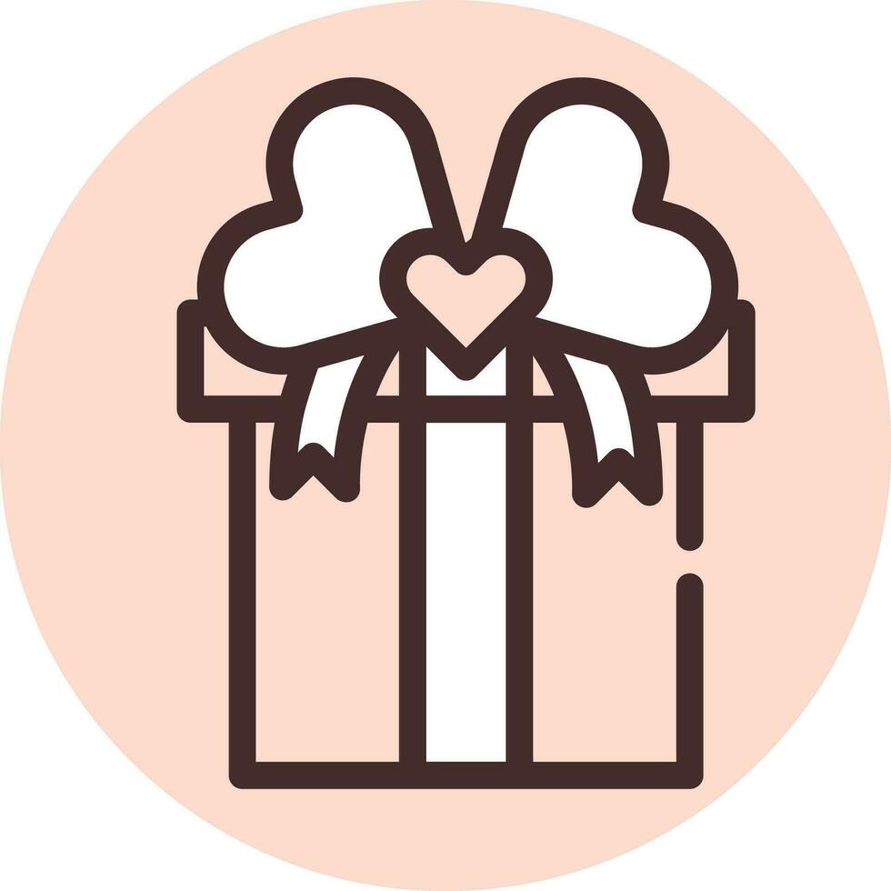 Event gifts, icon, vector on white background.
