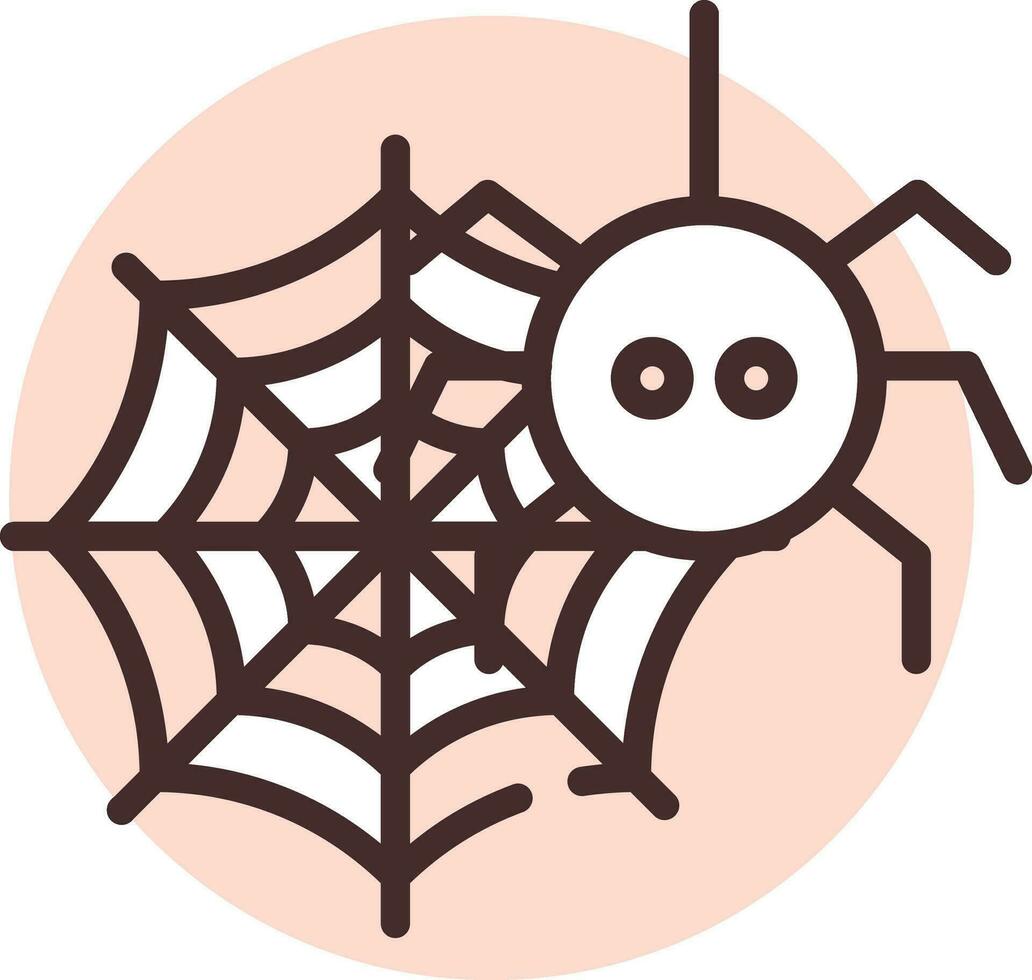 Event halloween decorations, icon, vector on white background.