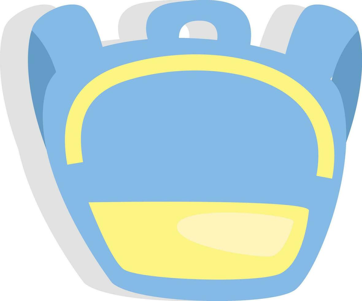 mochila escolar, icono, vector sobre fondo blanco.