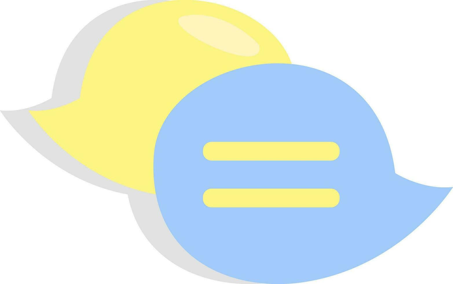 School chat, icon, vector on white background.