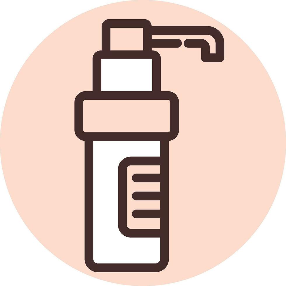 Health throat spray, icon, vector on white background.