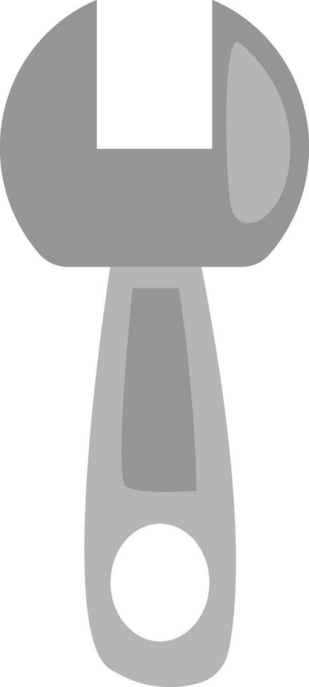 Instrument wrench, icon, vector on white background.
