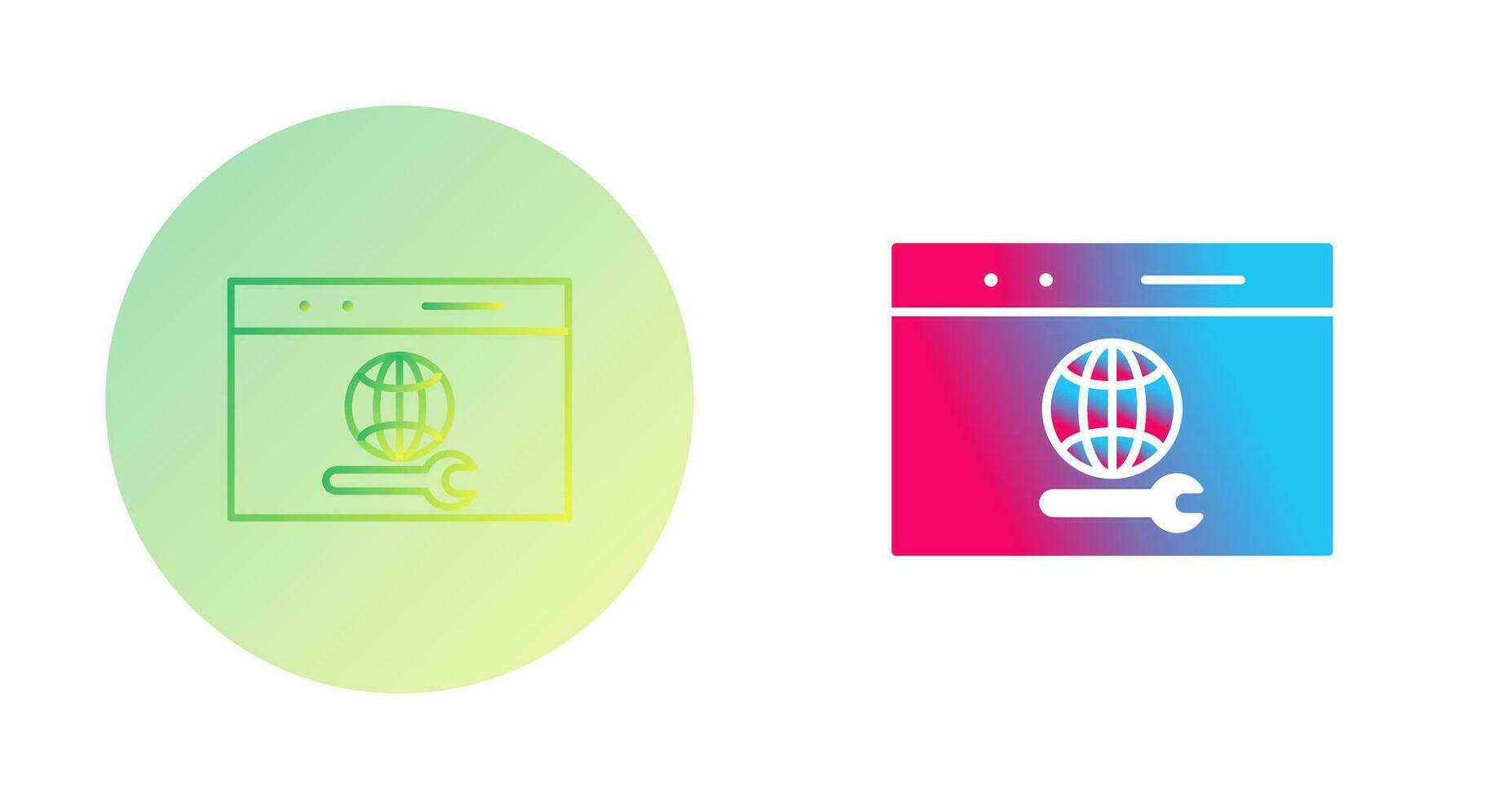 Unique Web Support Vector Icon