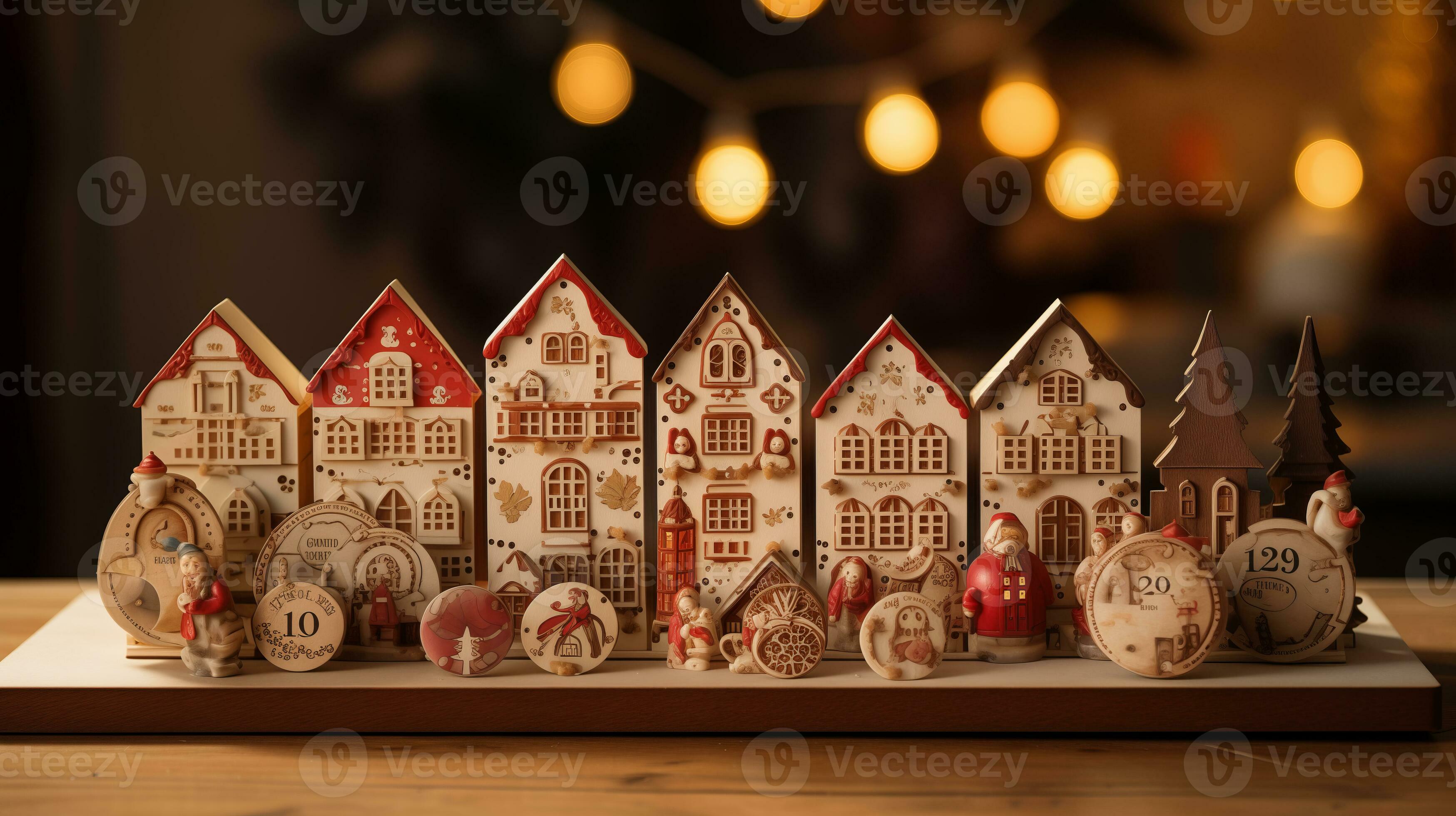 Advent Calendar Church of the City of the Holy Sepulcher. Ai Generated