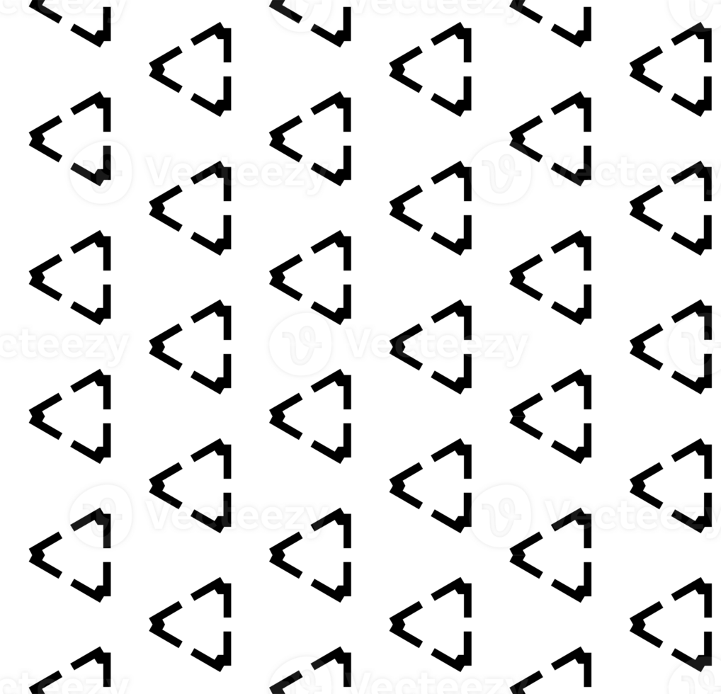 Black seamless abstract pattern. Overlay for background and backdrop. Ornamental design. PNG graphic illustration with transparent background.