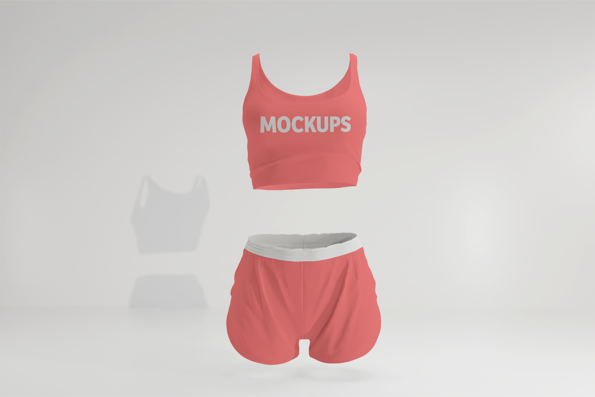 Female sport outfit mockup design 34503709 PSD