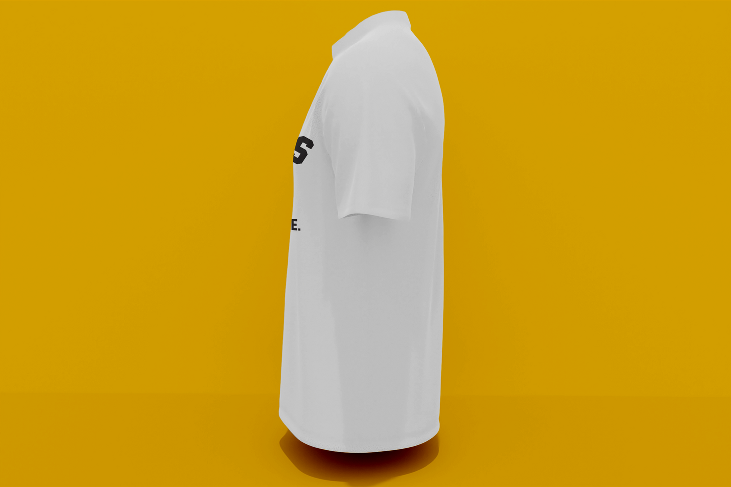PSD realistic tshirt front mockup template