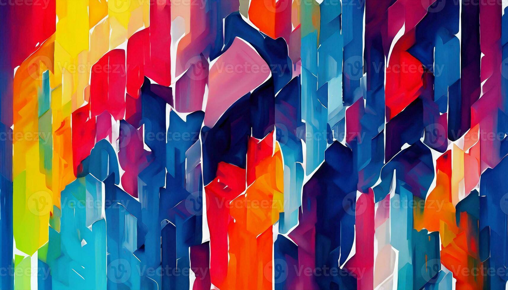 Paint art Generative AI photo