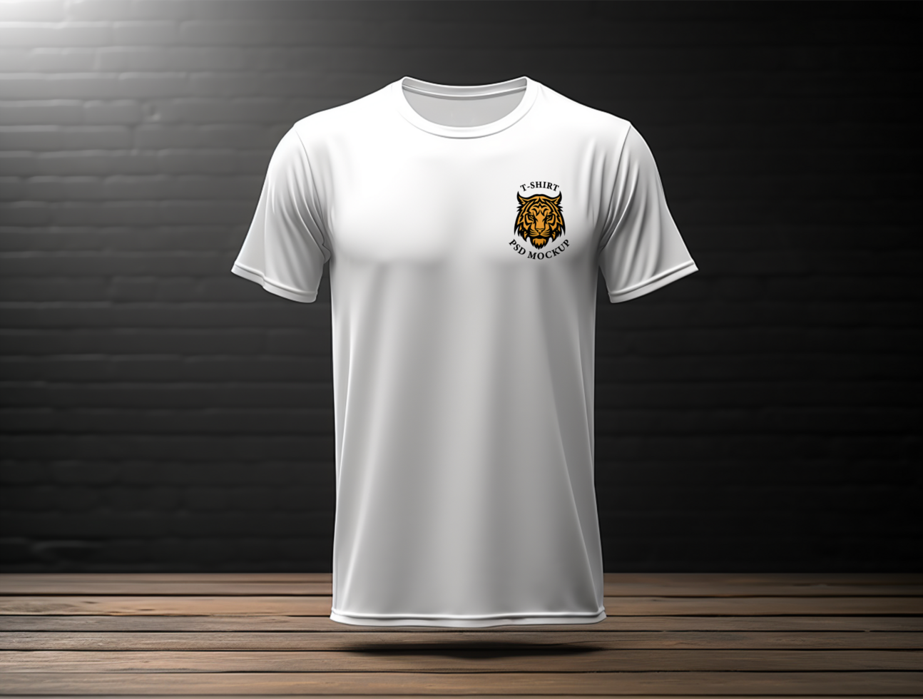 Professional T-shirt mockup design ai generated psd