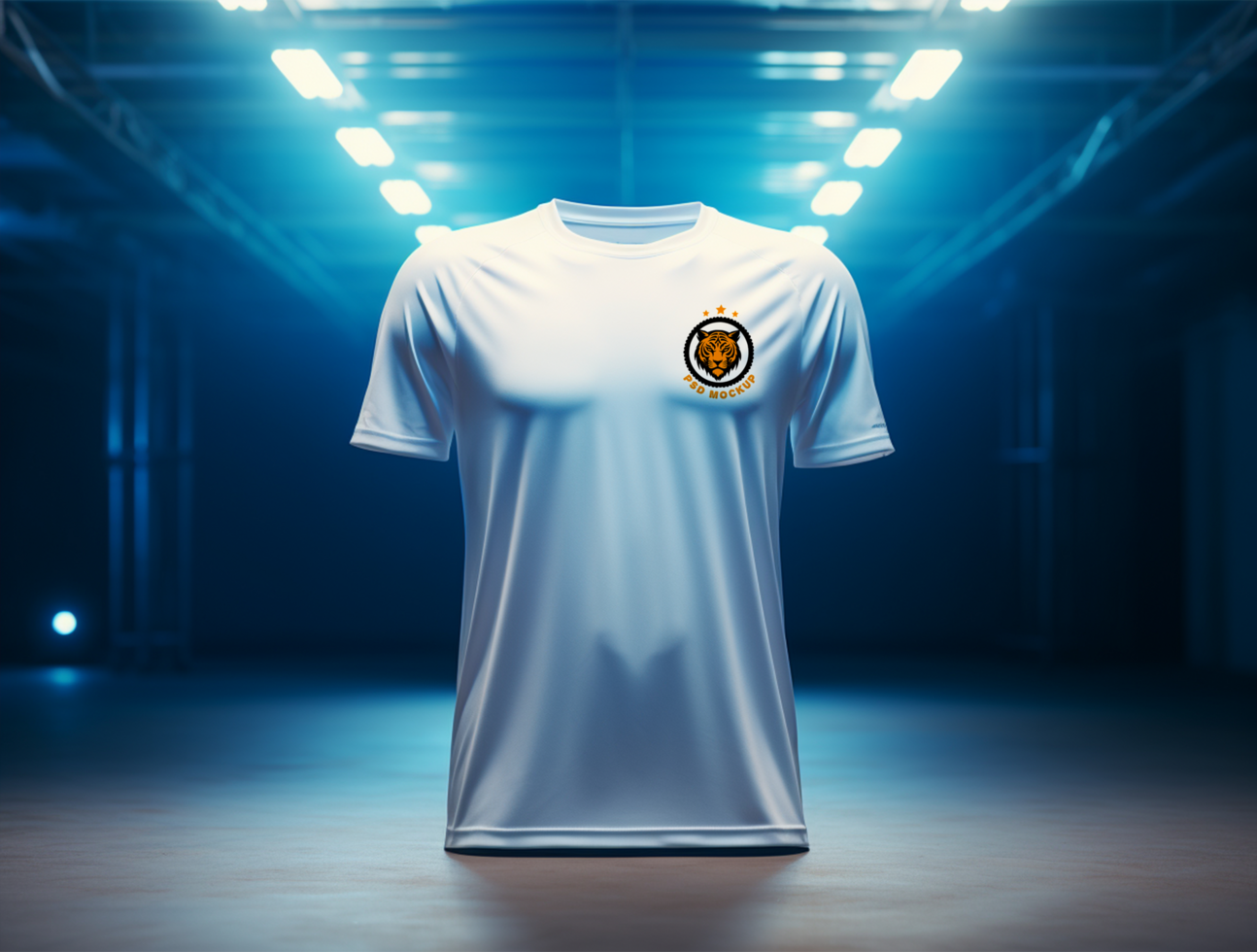 T-shirt mockup design ai generated psd