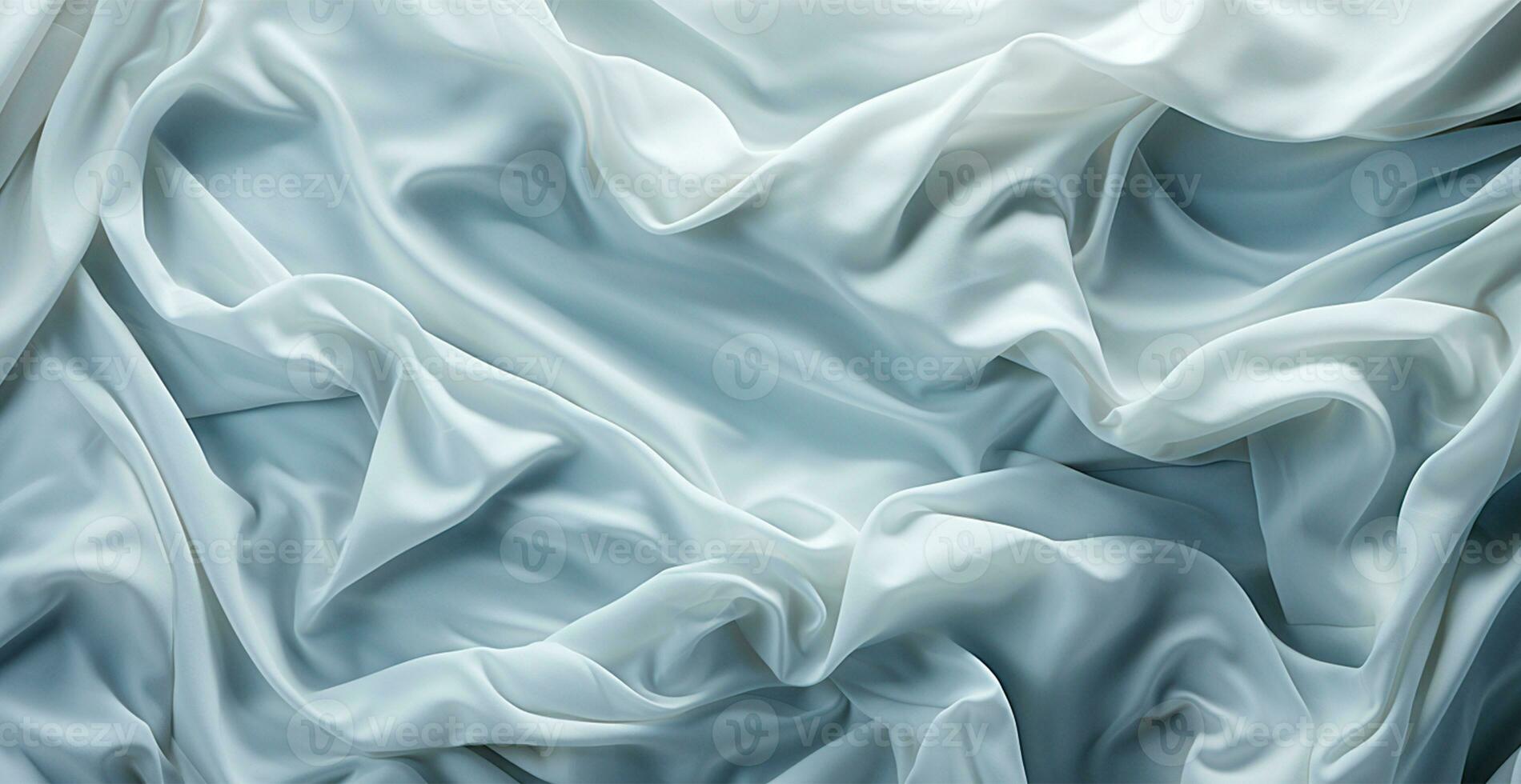 Light light linen fabric, texture panoramic background - AI generated image photo