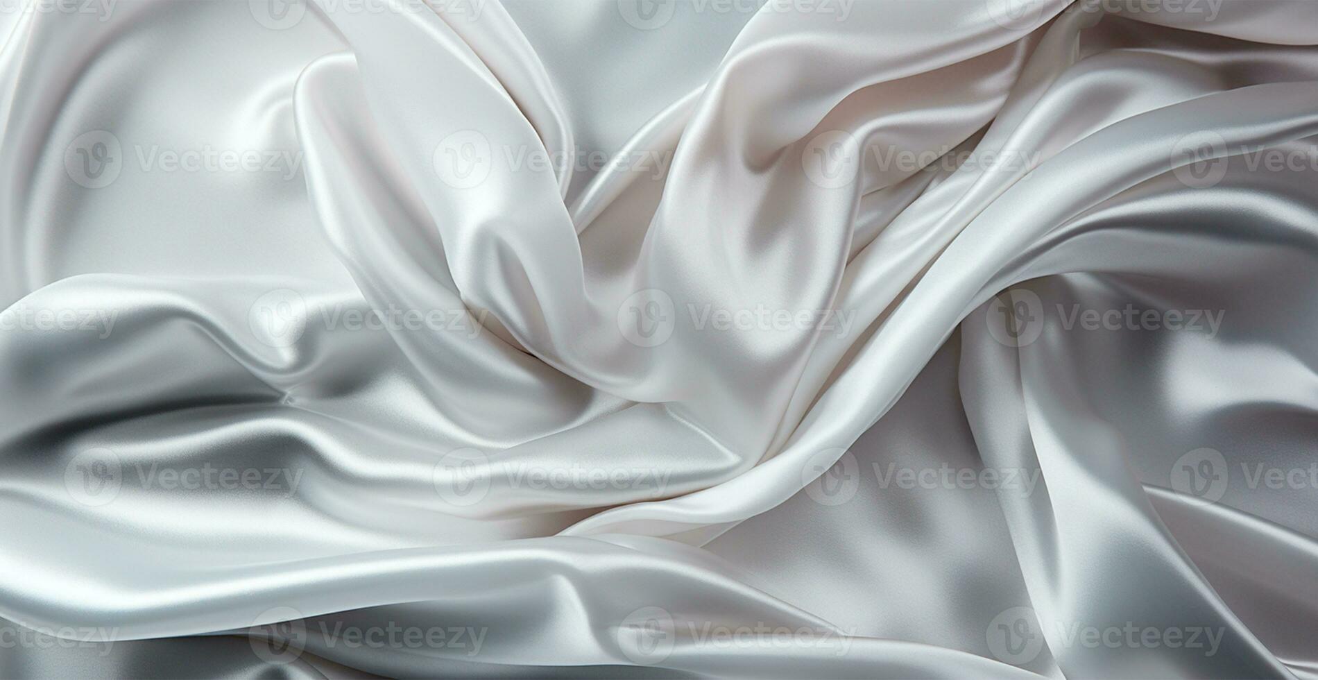 Light light linen fabric, texture panoramic background - AI generated image photo