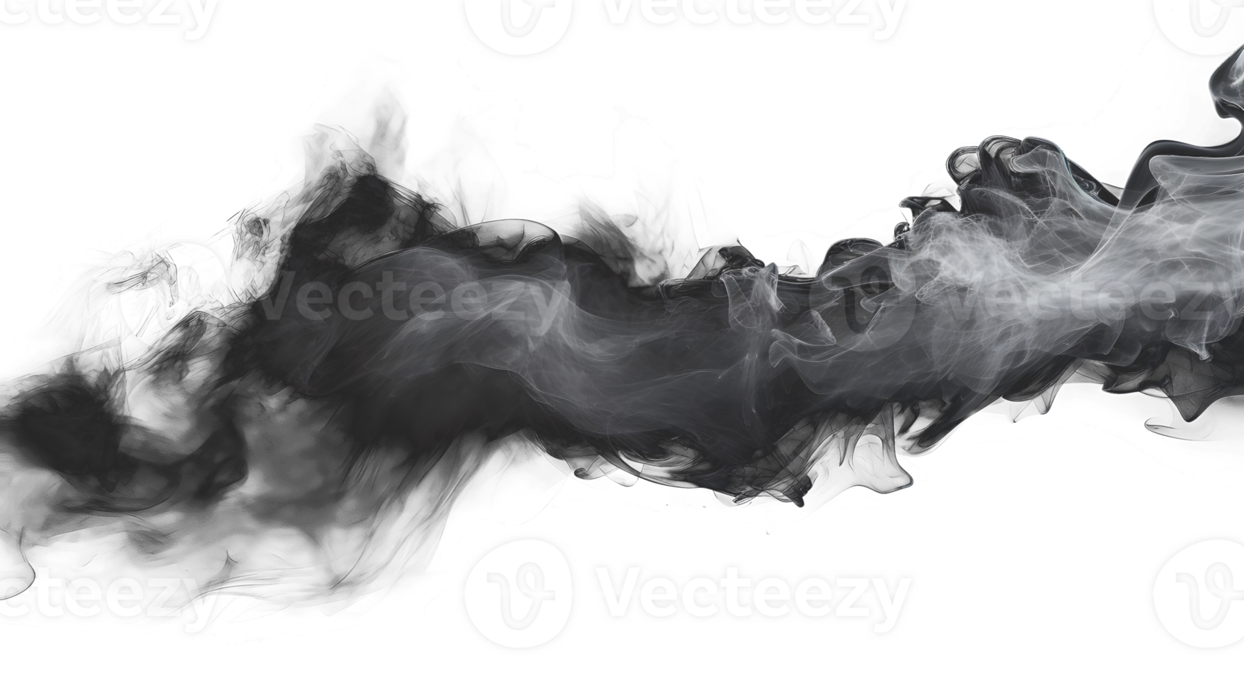 Transparent smoke PNG isolated background