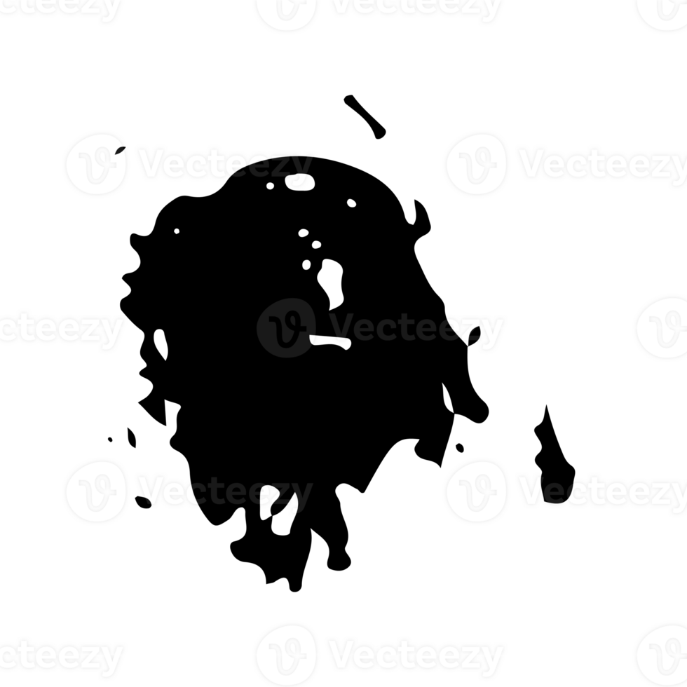 black grunge brush stroke ink png