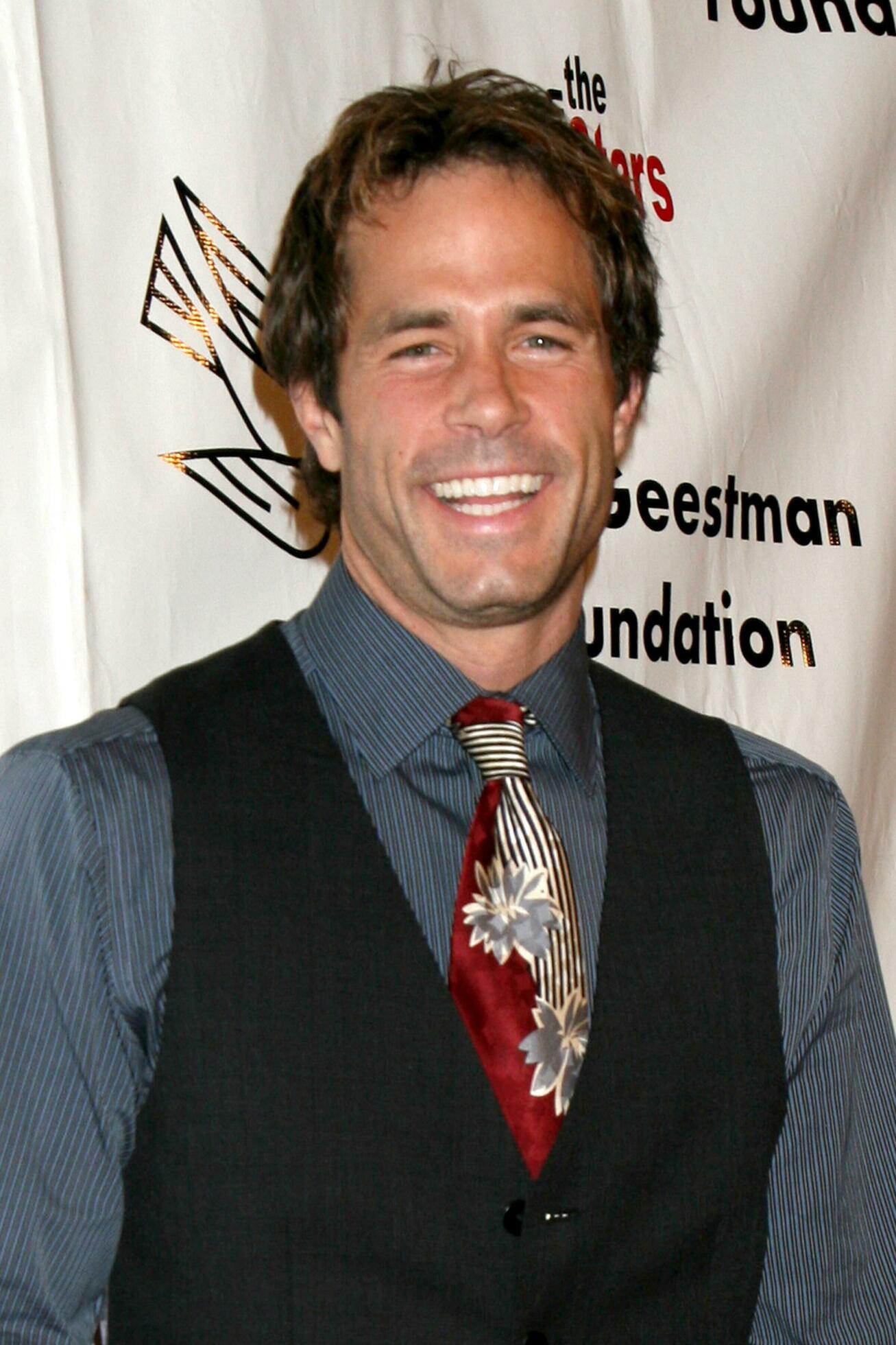 Shawn Christian arriving at the Desi Geestman Foundataion Annual